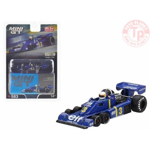 Tyrell P34 6-wheeler no3 Jody Scheckter Winner Swedish GP 1976 1/64 MGT00583MJ Mini Gt