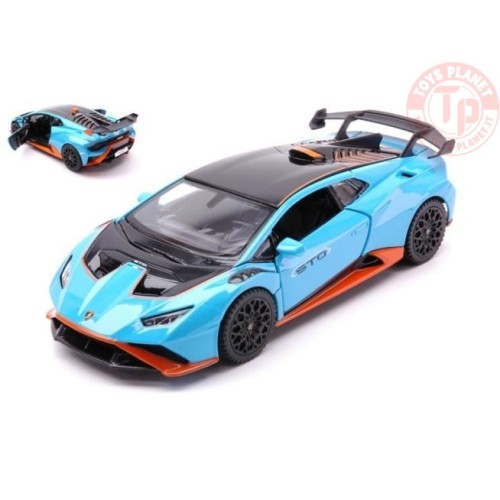 Lamborghini Huracan STO Light Blue/Orange - 1:18 RASTAR 63800 RASTAR