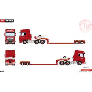DAF XG+ 6x4 (FTT) with 2-axle EURO-PX with Nooteboom Redline Series WSI 607.33.66 WSI MODELS