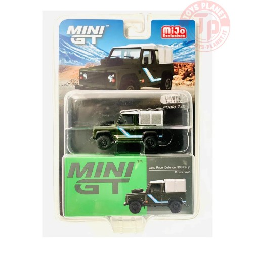 Land Rover Defender 90 Pickup Bronze Green 1/64 MGT00402MJ Mini Gt