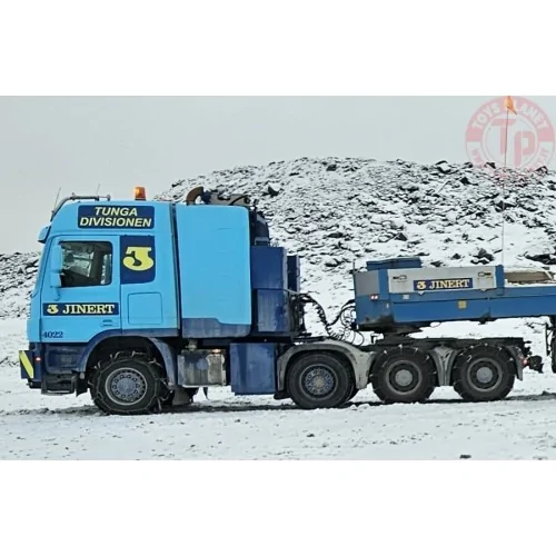 MERCEDES-BENZ ACTROS MP3 L 8X6 SCHEUERLE INTERCOMBI - 5 AXLE JINERT WSI 01-4437 WSI MODELS