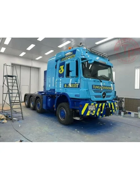 MERCEDES-BENZ ACTROS MP3 L 8X6 SCHEUERLE INTERCOMBI - 5 AXLE JINERT WSI 01-4437 WSI MODELS