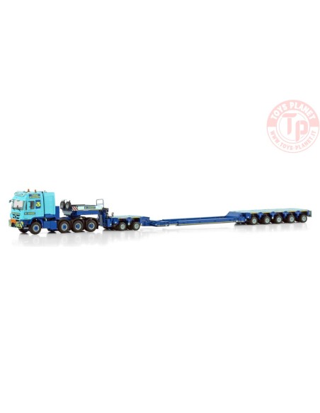 MERCEDES-BENZ ACTROS MP3 L 8X6 SCHEUERLE INTERCOMBI - 5 AXLE JINERT WSI 01-4437 WSI MODELS