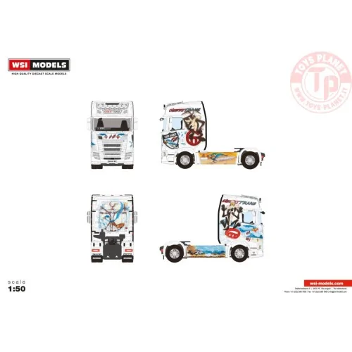 SCANIA S HIGHLINE CS20H 4X2 GIBERTTRANS WSI 01-4472 WSI MODELS