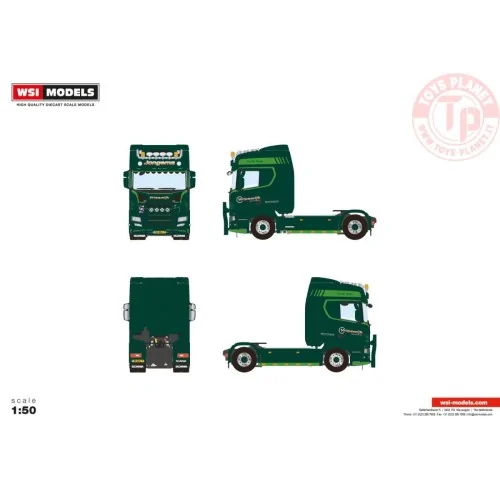 SCANIA R HIGHLINE CR20H 4X2 SJOERD JONGEMA TRANSPORT WSI 01-4513 WSI MODELS