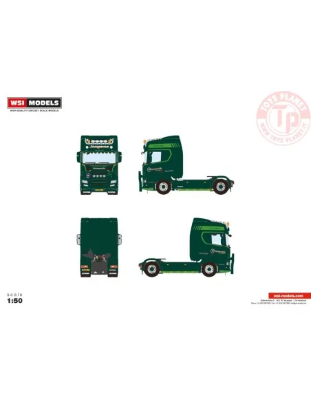 SCANIA R HIGHLINE CR20H 4X2 SJOERD JONGEMA TRANSPORT WSI 01-4513 WSI MODELS SCANIA R HIGHLINE CR20H 4X2 SJOERD JONGEMA TRANSPORT WSI 01-4513 WSI MODELS
