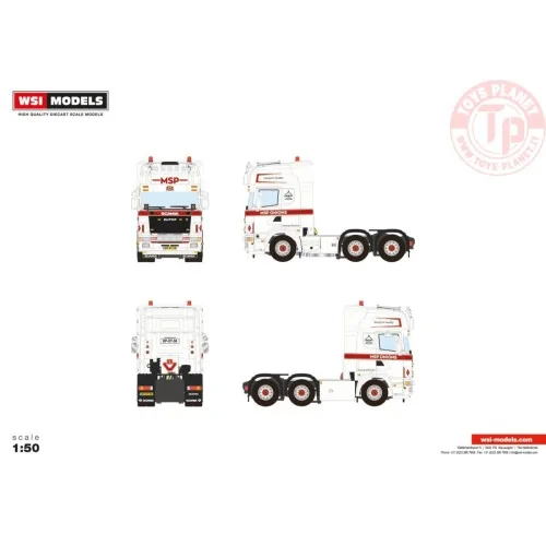 SCANIA 4 SERIES TOPLINE 6X2 TWIN STEER MSP ONIONS WSI 01-4503 WSI MODELS
