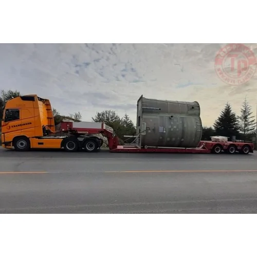 VOLVO FH5 GLOBETROTTER XL 6X2 TAG AXLE EURO PX LOW LOADER - 3 AXLE KRANRINGEN WSI 01-4529 WSI MODELS
