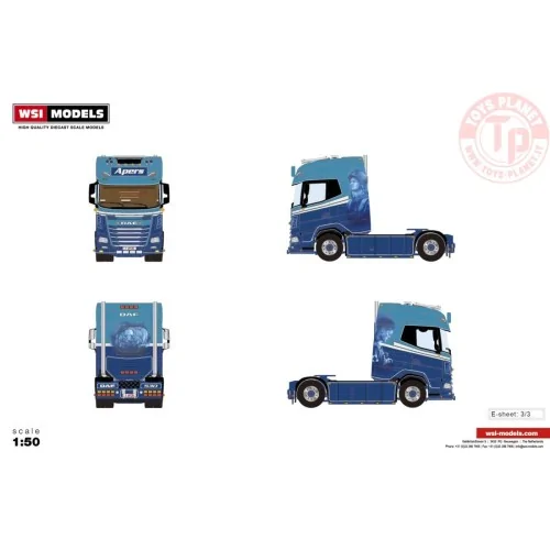 DAF XG+ 4X2 TRANSPORT APERS WSI 01-4442 WSI MODELS