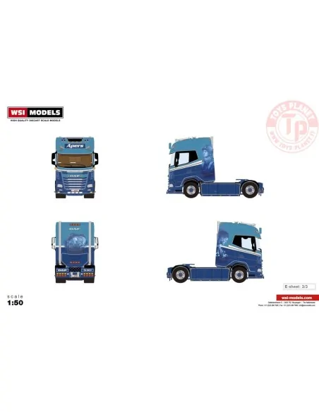 DAF XG+ 4X2 TRANSPORT APERS WSI 01-4442 WSI MODELS DAF XG+ 4X2 TRANSPORT APERS WSI 01-4442 WSI MODELS