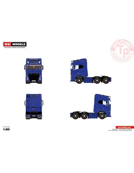 VOLVO FH5 GLOBETROTTER 6X2 TWIN STEER LIPPENS WSI 01-4553 WSI MODELS VOLVO FH5 GLOBETROTTER 6X2 TWIN STEER LIPPENS WSI 01-4553 WSI MODELS