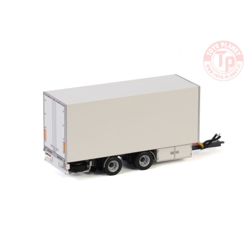 CENTRE - AXLED DRAWBAR BOX TRAILER - 2 AXLE - White Line WSI 03-2029 WSI MODELS