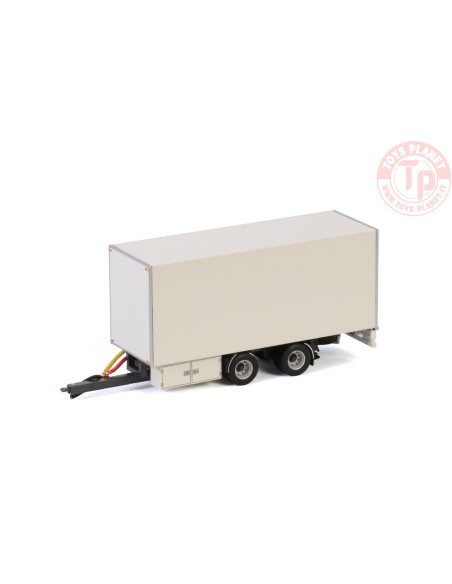 CENTRE - AXLED DRAWBAR BOX TRAILER - 2 AXLE - White Line WSI 03-2029 WSI MODELS