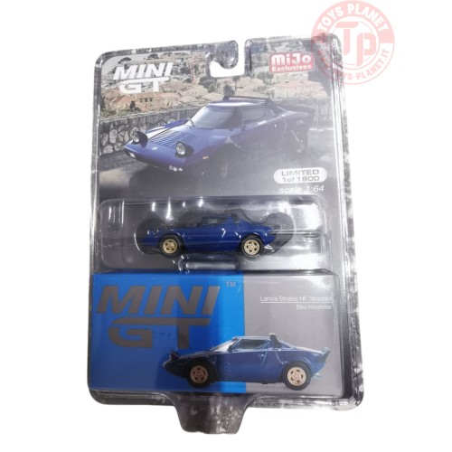 Lancia Stratos HF Stradale Bleu Vincennes 1/64 MGT00411MJ MINI GT