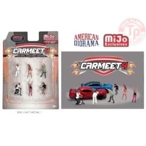 Figures Car Meet 4 1:64 AD-76507MJ AMERICAN DIORAMA