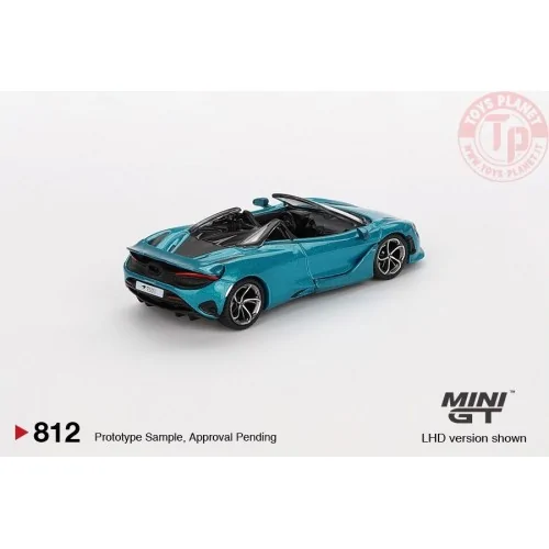 MCLAREN 750S SPIDER BELIZE BLUE 2024 1:64 MGT00812-L MINI GT
