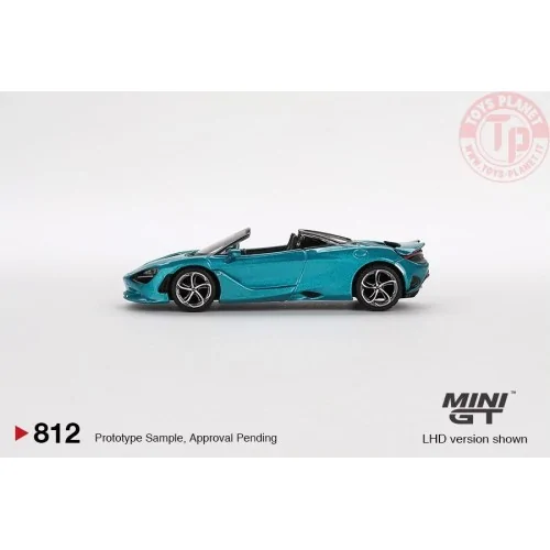 MCLAREN 750S SPIDER BELIZE BLUE 2024 1:64 MGT00812-L MINI GT