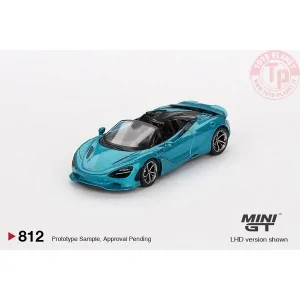 MCLAREN 750S SPIDER BELIZE BLUE 2024 1:64 MGT00812-L Mini Gt