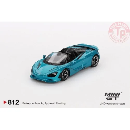 MCLAREN 750S SPIDER BELIZE BLUE 2024 1:64 MGT00812-L MINI GT