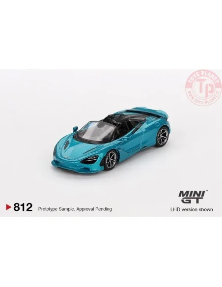 MCLAREN 750S SPIDER BELIZE BLUE 2024 1:64 MGT00812-L MINI GT