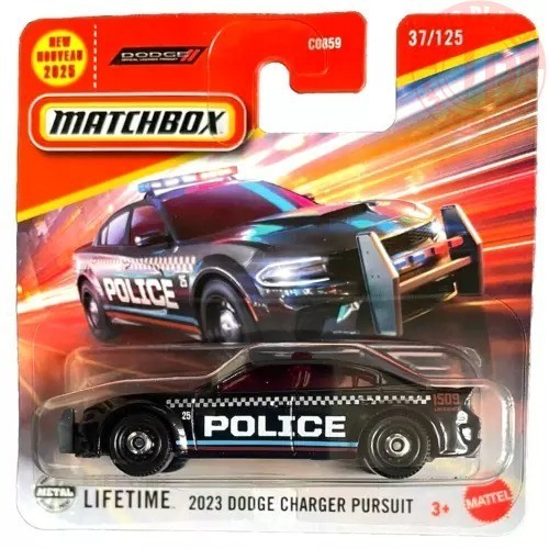 2023 DODGE CHARGER PURSUIT 1/64 MATCHBOX JBR18 MATCHBOX