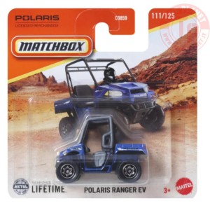 POLARIS RANGER EV 1/64 MATCHBOX JBR93 MATCHBOX