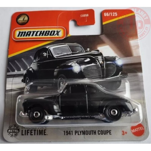 1941 PLYMOUTH COUPE 1/64 MATCHBOX JBR82 MATCHBOX