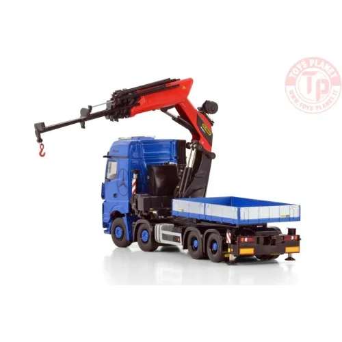 MERCEDES-BENZ AROCS MP5 BIG SPACE 8X4 WITH PALFINGER PK 1650 TEC + JIB DEMOUNTABLE BODY WSI 04-2203 WSI MODELS