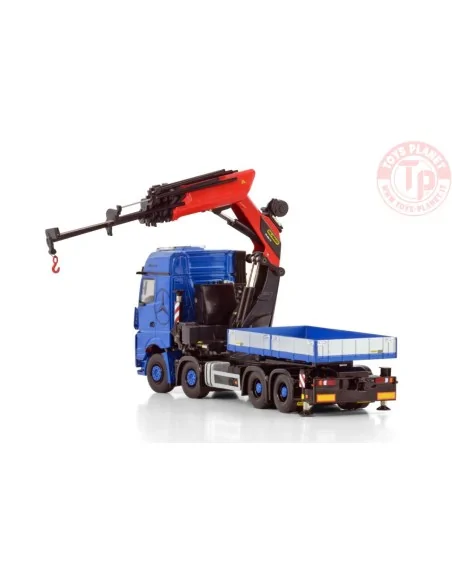 MERCEDES-BENZ AROCS MP5 BIG SPACE 8X4 WITH PALFINGER PK 1650 TEC + JIB DEMOUNTABLE BODY WSI 04-2203 WSI MODELS
