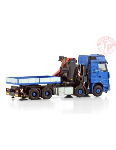 MERCEDES-BENZ AROCS MP5 BIG SPACE 8X4 WITH PALFINGER PK 1650 TEC + JIB DEMOUNTABLE BODY WSI 04-2203 WSI MODELS