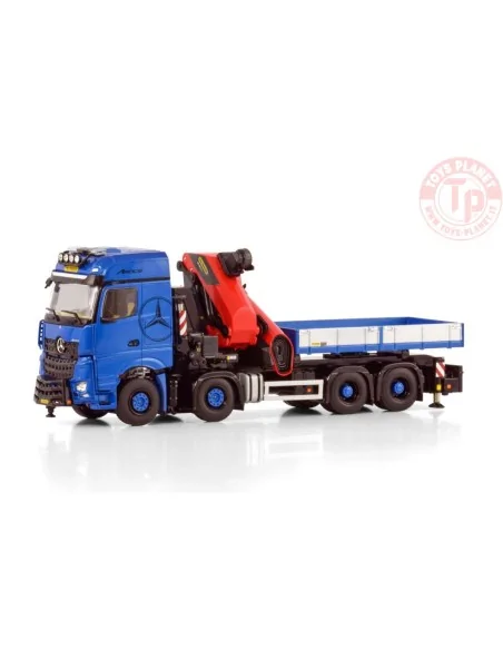 MERCEDES-BENZ AROCS MP5 BIG SPACE 8X4 WITH PALFINGER PK 1650 TEC + JIB DEMOUNTABLE BODY WSI 04-2203 WSI MODELS