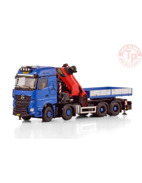 MERCEDES-BENZ AROCS MP5 BIG SPACE 8X4 WITH PALFINGER PK 1650 TEC + JIB DEMOUNTABLE BODY WSI 04-2203 WSI MODELS