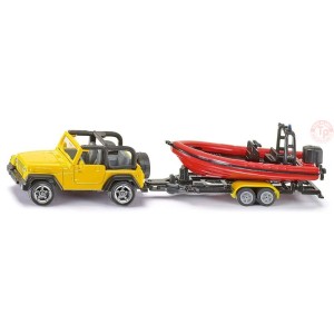 Jeep with boat SIKU 1658 SIKU