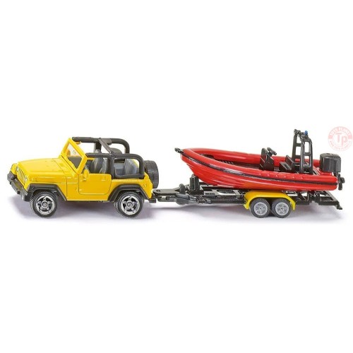 Jeep with boat SIKU 1658 SIKU