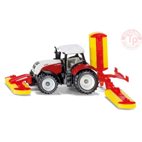 Steyr with Pöttinger mower combination SIKU 1672 SIKU 1:87