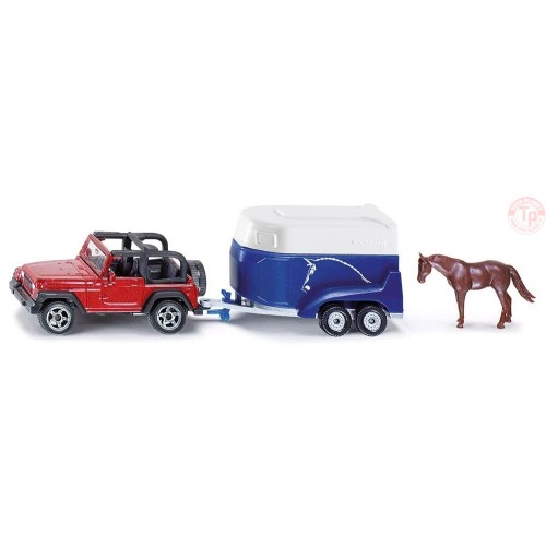 Jeep with horse trailer SIKU 1651 SIKU
