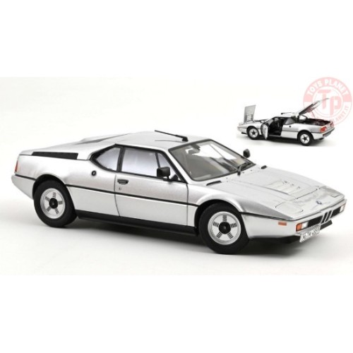 BMW M1 1980 SILVER METALLIC 1:18 NV183226 NOREV