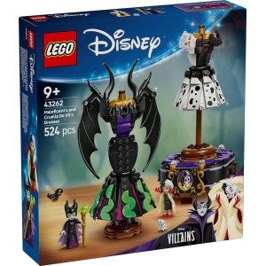 Abiti di Malefica e Crudelia De Mon LEGO DISNEY 43262 LEGO