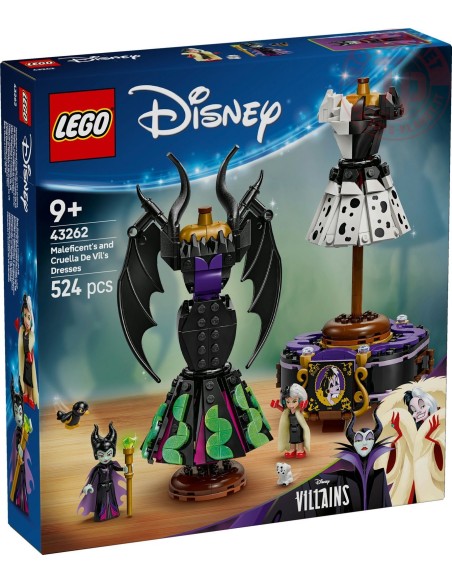 Abiti di Malefica e Crudelia De Mon LEGO DISNEY 43262 LEGO