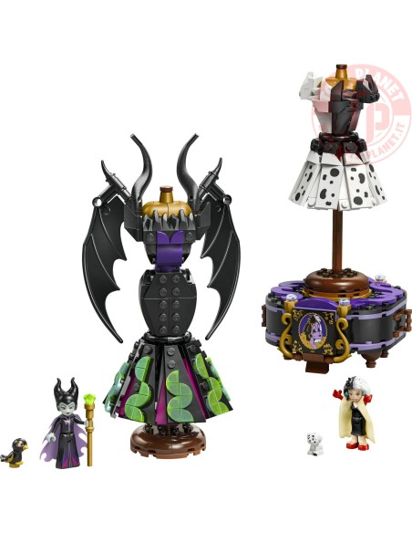 Abiti di Malefica e Crudelia De Mon LEGO DISNEY 43262 LEGO