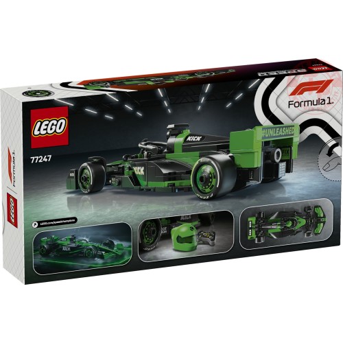 Auto da corsa KICK Sauber F1 Team C44 LEGO SPEED CHAMPIONS 77247 LEGO