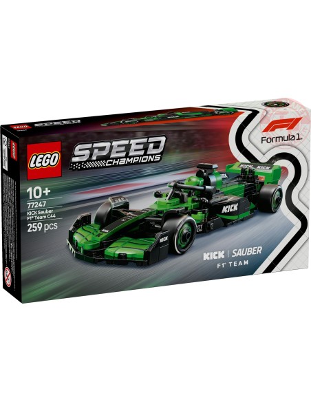 Auto da corsa KICK Sauber F1 Team C44 LEGO SPEED CHAMPIONS 77247 LEGO