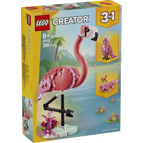 Animali selvatici: fenicottero rosa LEGO CREATOR 31170 LEGO