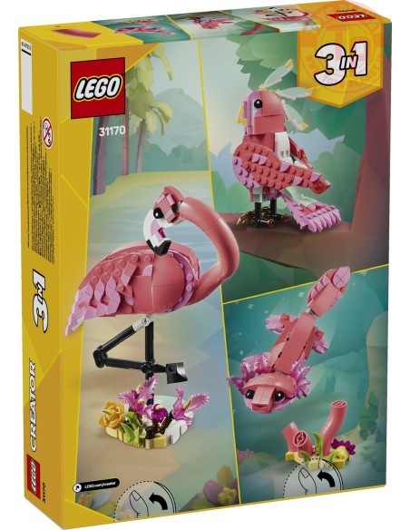 Animali selvatici: fenicottero rosa LEGO CREATOR 31170 LEGO