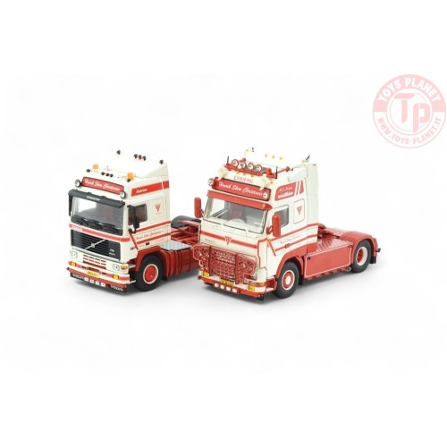Set van 2 trekkers: Volvo F16 Globetrotter & Volvo FH16 Globetrotter XL Henrik Skov Christensen TEKNO 86018 TEKNO