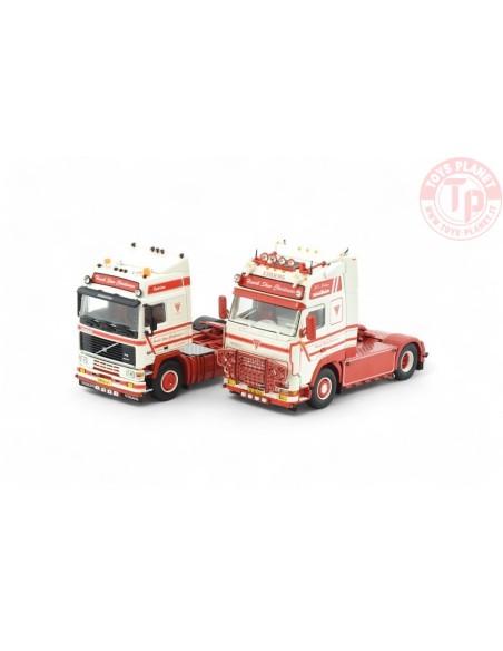 Set van 2 trekkers: Volvo F16 Globetrotter & Volvo FH16 Globetrotter XL Henrik Skov Christensen TEKNO 86018 TEKNO
