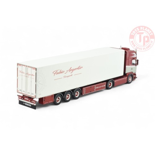 Scania R-Streamline Topline met 3-assige koeloplegger Fabio Aegerter TEKNO 86015 TEKNO