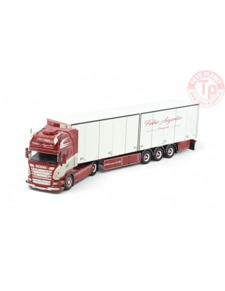 Scania R-Streamline Topline met 3-assige koeloplegger Fabio Aegerter TEKNO 86015 TEKNO