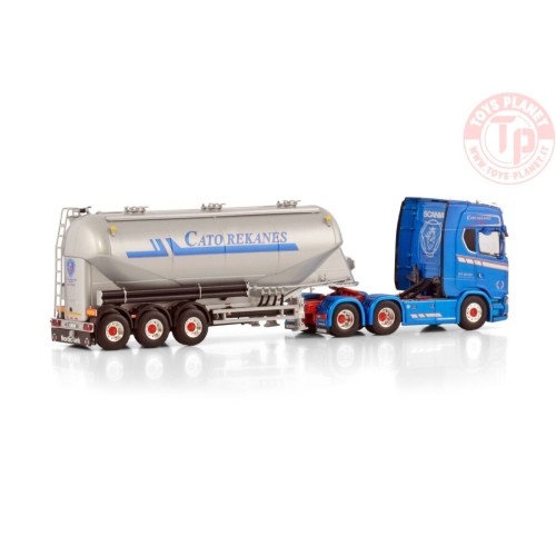 SCANIA S HIGHLINE CS20H 6X2 TAG AXLE BULK TRAILER - 3 AXLE Rekanes WSI 01-4403 WSI MODELS