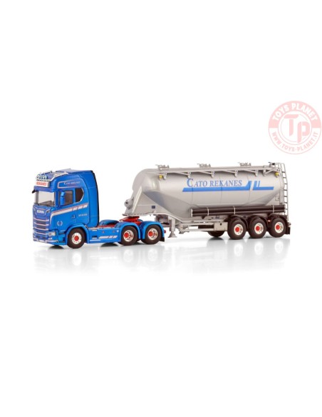 SCANIA S HIGHLINE CS20H 6X2 TAG AXLE BULK TRAILER - 3 AXLE Rekanes WSI 01-4403 WSI MODELS